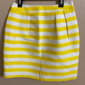 Kate Spade New York Striped Mini Skirt 0